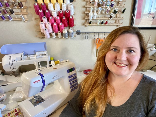 Greywolf Spouse Tara Thomsen took it upon herself to provide masks for the Soldiers of Greywolf Brigade to ensure not only her husband and her family, but families across the brigade remained protected and safe.