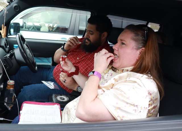 Camp Zama holds ‘drive-in’ Easter service as alternative amid social distancing concerns