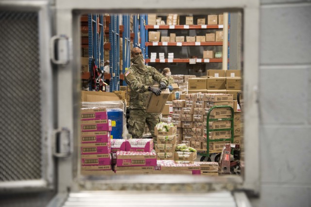 Indiana Guard supports warehouse operations serving inmates