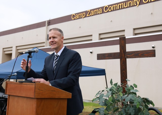 Camp Zama holds ‘drive-in’ Easter service as alternative amid social distancing concerns