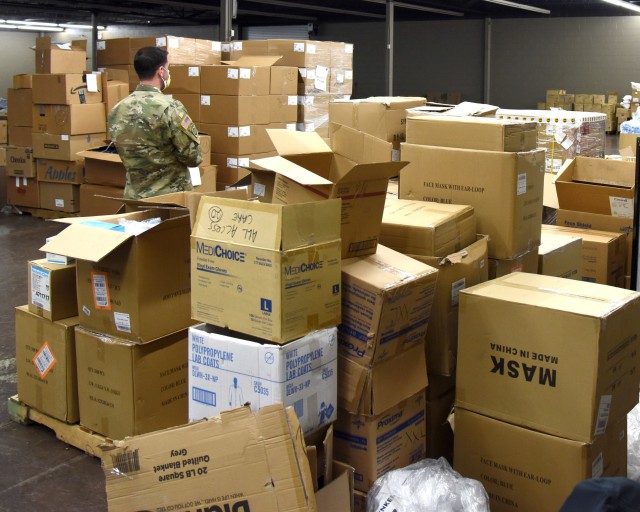 Michigan National Guard helps distribute PPE