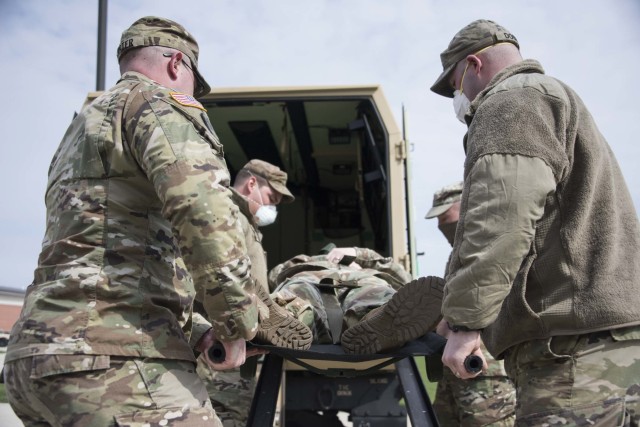 Indiana National Guard conducts patient transport training
