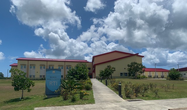 US Army Corps of Engineers, working with the Government of the Virgin Islands to convert the 210th Regional Training Institute to an Alternate Care Facility, April 21, 2020.