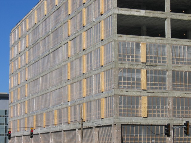 The Edward Zorinsky Federal Building under renovation, Omaha, Nebraska Feb. 3, 2005.
