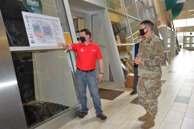 BG Thomas Tickner Visits USACE Alaska District's Alternate Care
