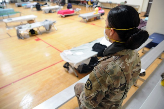 Cal Guard helps run homeless shelters in Long Beach