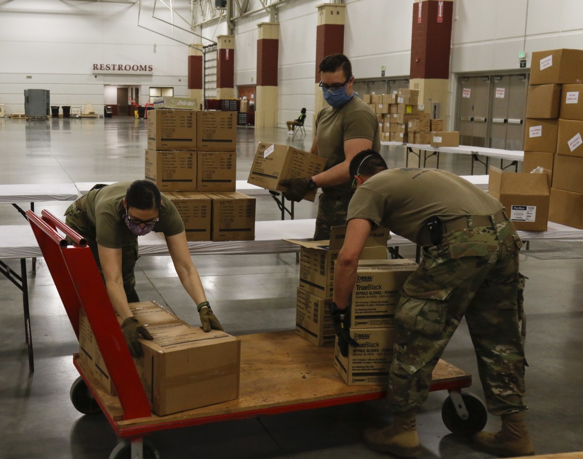 Wisconsin National Guard Helping At Alternate Care Facility 