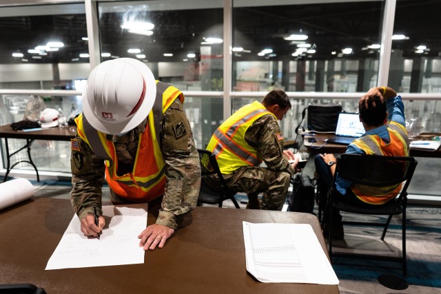 U.S. Army Corps of Engineers, Jacksonville District Commander Col.  Andrew Kelly spends over twelve hours guiding his team of engineers and support staff. He delineates the flow of planning, operations and communications from the U.S. Army Corps...