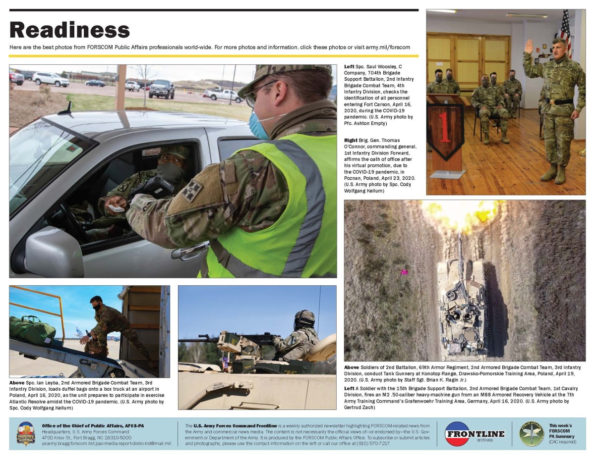 FORSCOM FRONTLINE | Article | The United States Army