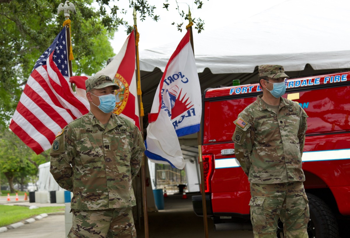 Florida National Guard Supports New Drive Through Test Site Article The United States Army