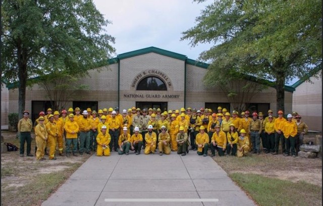The 2019 Prescribed Fire Course graduating class.  In the early fall, ARARNG hostsed an annual prescribed fire school at RMTC. The training class is a multi-agency effort which includes AR ARNG, Arkansas Forest Service, Arkansas Game and Fish,...