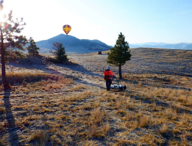 Advance geophysics metal mapper 2x2 collects dynamic data during the remedial cleanup phase at the Scratchgravel Hill cleanup site.  This is the newest magnetometer technology being used in Montana.  The instrument will reduce the number of anomalies that have to be intrusively dug.