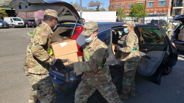 NY Guard delivers 4.5 million meals, half-million test kits