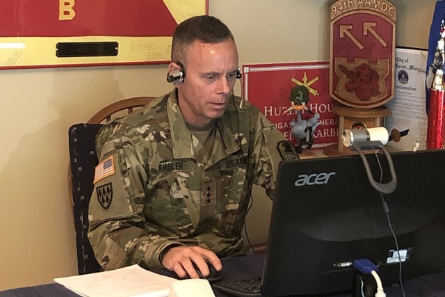 Senior Army air defender speaks to West Point cadets