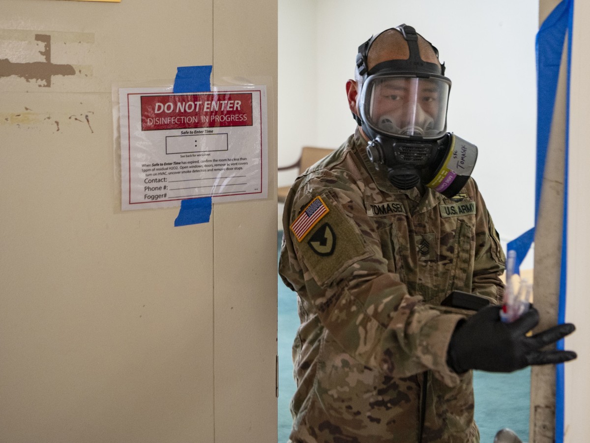 West Virginia Guard trains public in proper use of PPE Article The