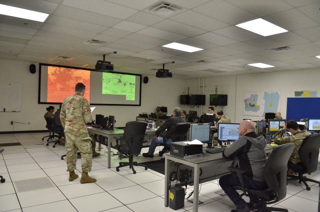 The Fort Campbell Emergency Operations Center staff works around the clock to ensure the installation is as protected and leadership is as prepared as possible to make decisions in response to the
COVID-19 pandemic.
