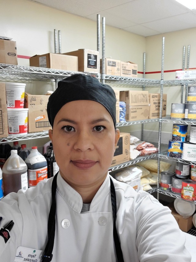 Tayra Gonzalez is a cook at the Bastogne School-Age Center. Some days she’s the only cook for about 30 children as she puts forth extra effort for other staff members who cannot work because they are at high-risk for COVID-19. Although she is...