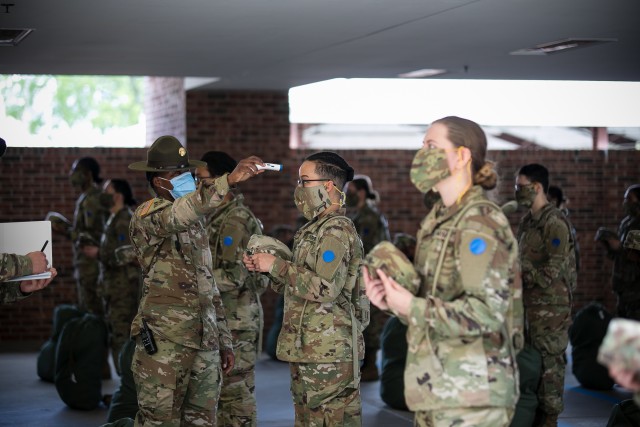 Newly arrived trainees to 2nd Battalion, 60th Infantry Regiment meet their
...