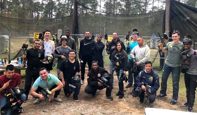 Better Opportunities for Single Soldiers participated in a Capture the Flag event at the Directorate of Family Morale, Welfare and Recreation paintball range prior to COVID-19 social distancing guidelines.