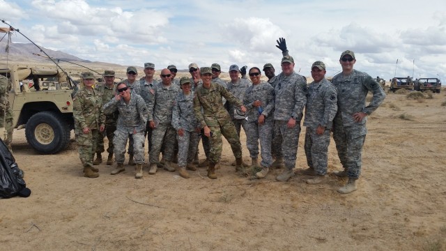 Cpt. Sean Donohue at Fort Irwin, CA in 2016