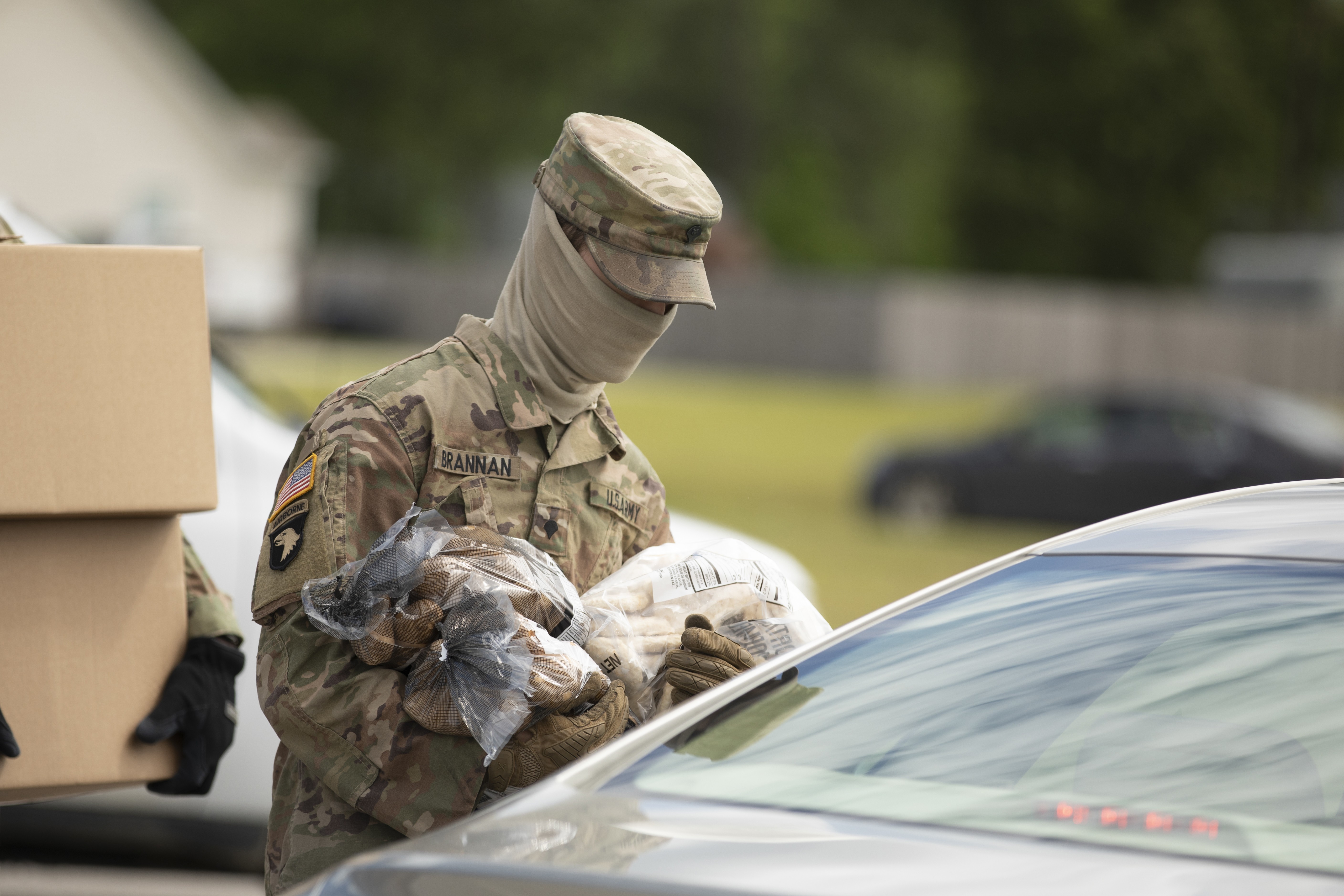 NC National Guard helps distribute food during COVID-19 pandemic