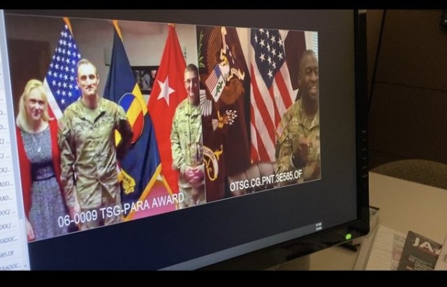 45th Army Surgeon General Awards TSG-PARA via Teleconference