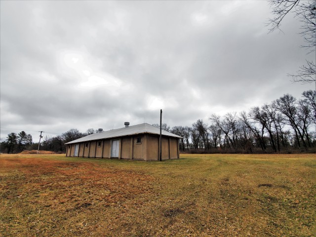 This concrete storehouse, shown March 26, 2020, is the oldest standing building at Fort McCoy, Wis. The building was built in 1911 and its location was once next to the southern spur of the joint Chicago and northwestern-Chicago, Milwaukee, and...