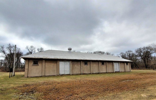 This concrete storehouse, shown March 26, 2020, is the oldest standing building at Fort McCoy, Wis. The building was built in 1911 and its location was once next to the southern spur of the joint Chicago and northwestern-Chicago, Milwaukee, and...