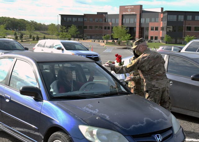 The Fort Knox Religious Support Office celebrated Mother’s Day May 10, 2020, with a drive-in service in front of Cavalry Chapel that called for children to honor their mothers and husbands to honor the mother of their children.