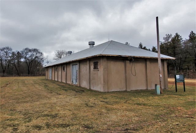 This concrete storehouse, shown March 26, 2020, is the oldest standing building at Fort McCoy, Wis. The building was built in 1911 and its location was once next to the southern spur of the joint Chicago and northwestern-Chicago, Milwaukee, and...
