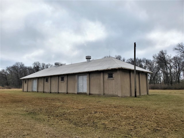 This concrete storehouse, shown March 26, 2020, is the oldest standing building at Fort McCoy, Wis. The building was built in 1911 and its location was once next to the southern spur of the joint Chicago and northwestern-Chicago, Milwaukee, and...