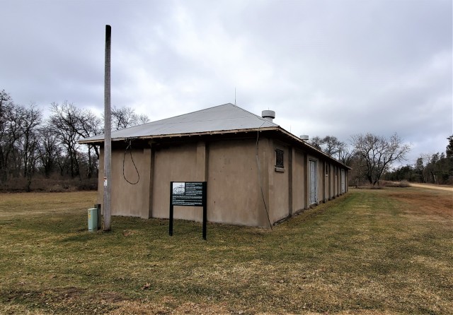This concrete storehouse, shown March 26, 2020, is the oldest standing building at Fort McCoy, Wis. The building was built in 1911 and its location was once next to the southern spur of the joint Chicago and northwestern-Chicago, Milwaukee, and...