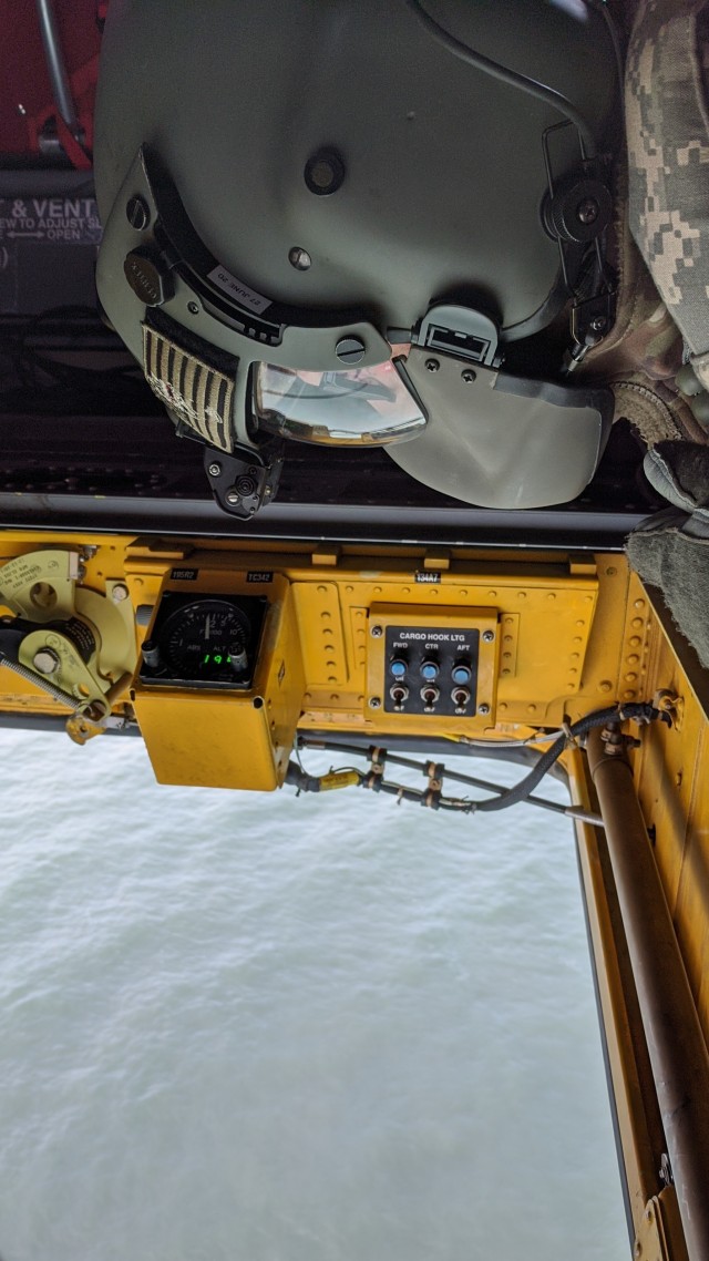 NY Army Guard helicopter crews conduct water bucket training