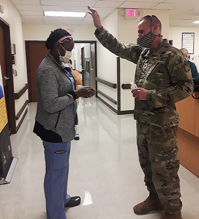 Chaplain (Col.) Matthew P. Pawlikowski provided the “Blessing of the Hands” on a Keller nurse during National Nurses Week. This blessing is often conducted during National Nurses Week or nursing graduation ceremonies. The blessing includes a...