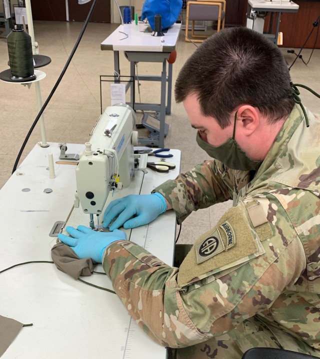 Ft. Bragg parachute riggers turn air drop testing skills into ‘Operation Iron Mask’ for Coronavirus
