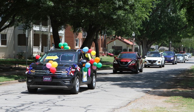 Festively decorated vehicles warm hearts on a brisk spring afternoon during the parade.