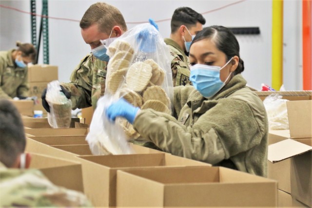 Cal Guard Soldiers aid Los Angeles-area food banks