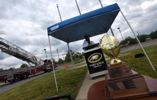 Class of 2020 celebrates drive-thru graduation May 15 under overcast conditions