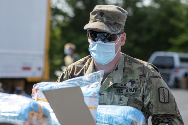 North Carolina Guard members distribute PPE across state