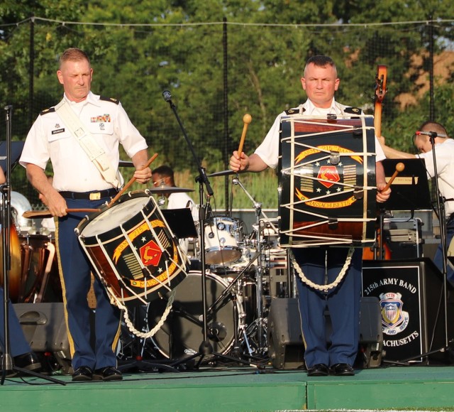 Music provides support for Massachusetts National Guard