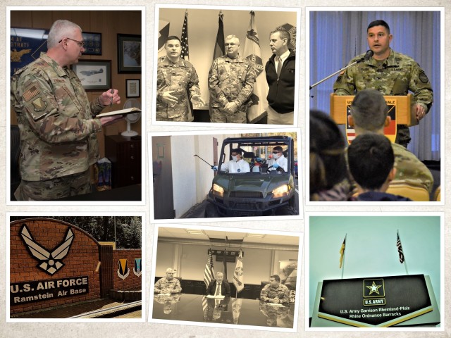 With the goal of protecting the largest community of Americans outside the United States, Air Force Col. Robert S. Thompson (upper left) and Army Col. Jason T. Edwards (upper right) have been working closely to ensure the life, health and safety...