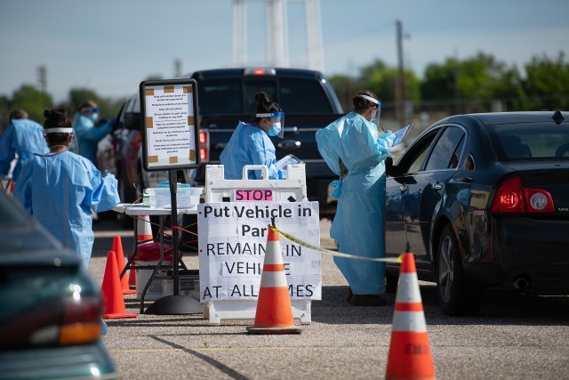 Oklahoma Guard supports hot spot through COVID-19 outbreak