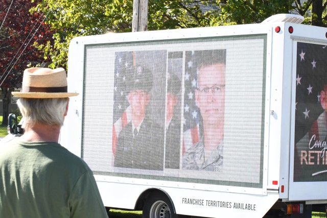 Colleagues, friends and family members surprise Randy Sitterly with a drive-by retirement parade at his home May 21 in Watertown, New York. Sitterly served 37 years in federal service, and spent more than 30 years employed at Fort Drum. He ended...