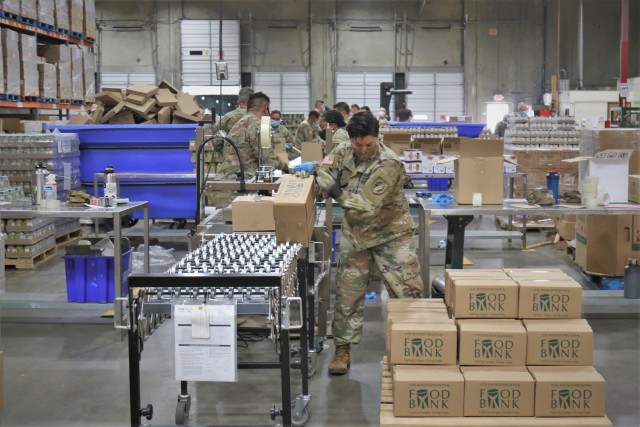 Cal Guard helps Los Angeles food bank hit milestone