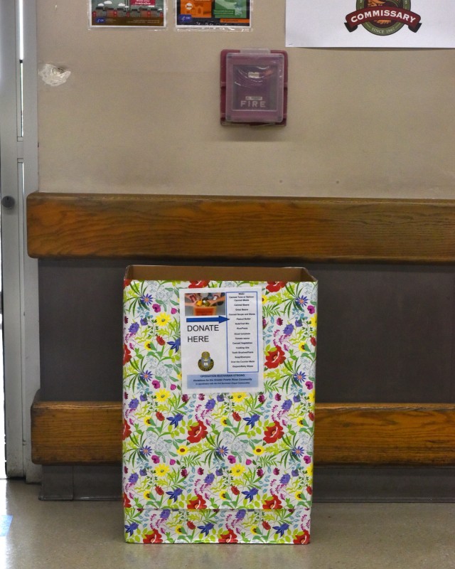 Donations varying from clothes to food, to personal hygiene articles, were collected during Operation Fort Buchanan Strong lead by the installation’s Religious Support Office to assist those who have been affected by the COVID-19 pandemic,...
