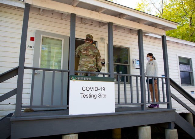 Before being allowed onto West Point’s main campus, all of those returning were given a COVID-19 test. The reception, staging, onward movement and integration process for the members of the U.S. Military Academy’s Class of 2020 began Tuesday....