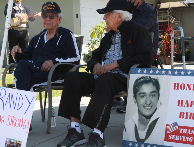 Cal Guard honors WWII veterans during birthday celebration