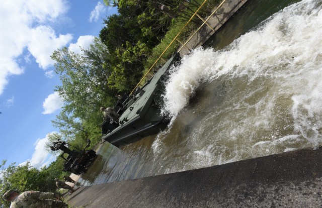 19th Engineer Battalion bridging company finds new use in old tank ditch