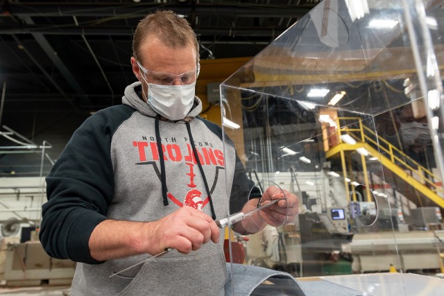 Organic industrial base facility fields request for medical PPE