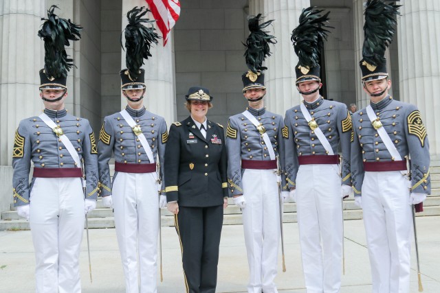 Brig. Gen. Cindy Jebb has served as the Dean of the Academic Board at the U.S. Military Academy since June 2016, becoming the first woman to hold the position.